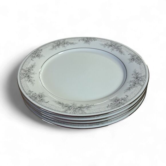 Noritake Legendary Sweet Leilani Dinner Plates 4 pc Set 10 1/2 inch - Picture 2 of 3